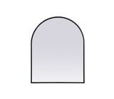 Ayra Metal Frame Arch Mirror 30 Inch Tall and 24 Inch Wide by Elegant Decor - MR1A2430