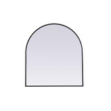 Ayra Metal Frame Arch Mirror 36 Inch Tall and 33 Inch Wide by Elegant Decor - MR1A3336