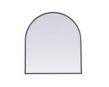 Ayra Metal Frame Arch Mirror 36 Inch Tall and 33 Inch Wide by Elegant Decor - MR1A3336