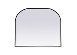 Blaire Metal Frame Arch Mirror 30 Inch Tall X 36 Inch Wide by Elegant Decor - MR1B3630