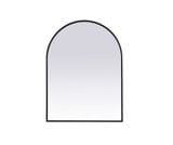 Ayra Metal Frame Arch Mirror 36 Inch Tall and 27 Inch Wide by Elegant Decor - MR1A2736