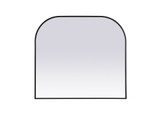 Blaire Metal Frame Arch Mirror 38 Inch Tall X 42 Inch Wide by Elegant Decor - MR1B4238