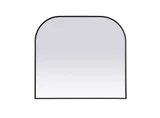 Blaire Metal Frame Arch Mirror 38 Inch Tall X 42 Inch Wide by Elegant Decor - MR1B4238