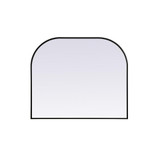 Blaire Metal Frame Arch Mirror 34 Inch Tall X 40 Inch Wide by Elegant Decor - MR1B4034