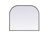 Blaire Metal Frame Arch Mirror 34 Inch Tall X 40 Inch Wide by Elegant Decor - MR1B4034