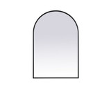 Ayra Metal Frame Arch Mirror 36 Inch Tall and 24 Inch Wide by Elegant Decor - MR1A2436