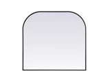 Blaire Metal Frame Arch Mirror 38 Inch Tall X 40 Inch Wide by Elegant Decor - MR1B4038