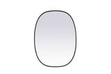 Brynn Metal Frame Oval Mirror 40 Inch Tall X 30 Inch Wide by Elegant Decor - MR2B3040