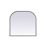 Blaire Metal Frame Arch Mirror 34 Inch Tall X 36 Inch Wide by Elegant Decor - MR1B3634