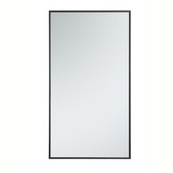 Monet Rectangular Mirror 36 Inch Tall and 20 Inch Wide by Elegant Decor - MR42036