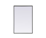 Eternity Rectangular Mirror 36 Inch Tall and 24 Inch Wide by Elegant Decor - MR42436