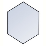 Decker Hexagon Mirror 40 Inch Tall and 30 Inch Wide by Elegant Decor - MR4430
