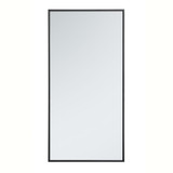 Monet Rectangular Mirror 36 Inch Tall and 18 Inch Wide by Elegant Decor - MR41836