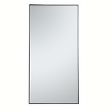 Monet Rectangular Mirror 72 Inch Tall and 36 Inch Wide by Elegant Decor - MR43672