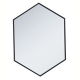 Decker Hexagon Mirror 34 Inch Tall and 24 Inch Wide by Elegant Decor - MR4424