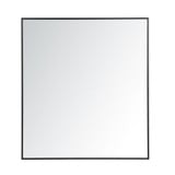 Monet Rectangular Mirror 40 Inch Tall and 36 Inch Wide by Elegant Decor - MR43640
