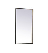 Pier 31.5W LED 36 Inch Modern Mirror by Elegant Decor - MRE62036