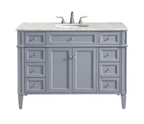 Park Avenue 48 Inch 8 Drawer Bathroom Vanity Sink Set by Elegant Decor - VF12548