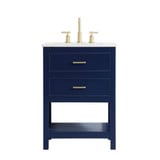 Sinclaire 24 Inch 1 Drawer Single Bathroom Vanity Sink Set by Elegant Decor - VF19024