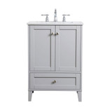 Sommerville 24 Inch 1 Drawer Single Bath Vanity Sink Set by Elegant Decor - VF18024