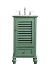 Rhodes 19 Inch 1 Drawer Single Bathroom Vanity Sink Set by Elegant Decor - VF30519