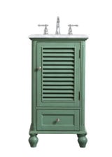 Rhodes 19 Inch 1 Drawer Single Bathroom Vanity Sink Set by Elegant Decor - VF30519