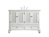 Rhodes 48 Inch 2 Drawer Single Bathroom Vanity Sink Set by Elegant Decor - VF30548