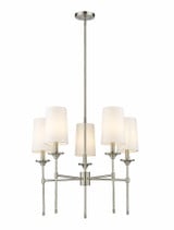Emily 5 Light Chandelier 25.5 x 28 Inches Wide by Z-Lite - 3033-5