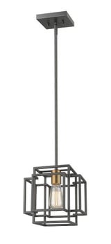 Titania 1 Light Mini Pendant 9 x 9 Inches by Z Lite - 454MP