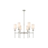 Emily 6 Light Chandelier 25.5 x 38 Inches Wide by Z-Lite - 3033-6