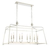 Sylvan 8 Light Oversized Chandelier by Crystorama 2249-NOSHADE