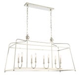 Sylvan 8 Light Oversized Chandelier by Crystorama 2249-NOSHADE - 2249-NOSHADE