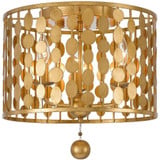 Layla 3 Light 15 Inch Wide Flush Mount by Crystorama - 544