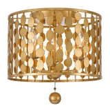 Layla 3 Light 15 Inch Wide Flush Mount by Crystorama - 544