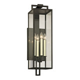 Beckham 4 Light Candle Style Outdoor Wall Mount by Troy - B633