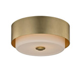 Allure 2 Light 13 Inch Wide Round Flush Mount by Troy - C566
