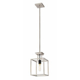 Quadra 1 Light Linear Pendant by Z-Lite - 456MP-BN-BK7