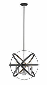 Cavallo 5 Light Large Pendant by Z-Lite - 463-18HBK-CH8K