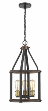 Kirkland 3 Light Medium Pendant 24 Inch Tall by Z-Lite - 472K