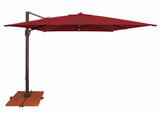 Bali Pro 10 Foot Crank Lift Square Cantilever Umbrella by Simply Shade - SSAD45SL
