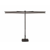 9 Foot Aluminum Manual Lift Rectangle Half Umbrella by Simply Shade - SSUA4599