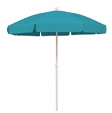 6.5 Foot Aluminum Manual Lift Round Beach Umbrella by Simply Shade - SSUB865KIT