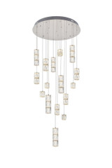 Polaris 16 LED Light Large Chandelier by Elegant - 3500D28
