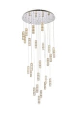 Polaris 25 LED Light Oversized Round Chandelier by Elegant - 3500D42