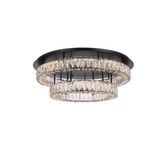 Monroe 60W 2 LED 30 Inch Wide Flush Mount by Elegant - 3503F30L2