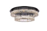 Monroe 60W 2 LED 30 Inch Wide Flush Mount by Elegant - 3503F30L2