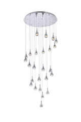 Amherst 25 LED Light Oversized Round Chandelier by Elegant - 3825D42