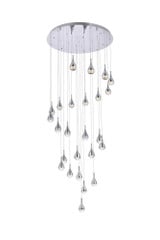 Amherst 25 LED Light Oversized Round Chandelier by Elegant - 3825D42