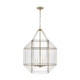 Morrison 4 Light Large Pendant 34 Inch Tall by Visual Comfort Studio - 5279404