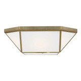 Morrison 2 Light 15.5 Inch Wide Flush Mount by Visual Comfort Studio - 7579452